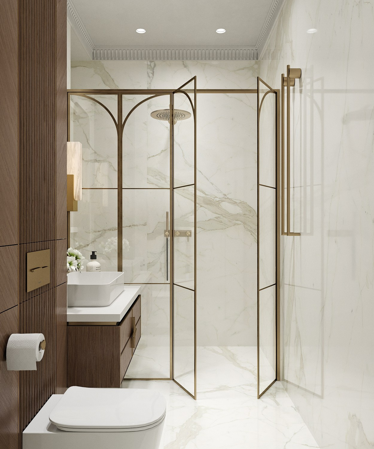 ЖК САДОВЫЕ КВАРТАЛЫ 140 м². Студия Интерьерного Дизайна Artis Interiors