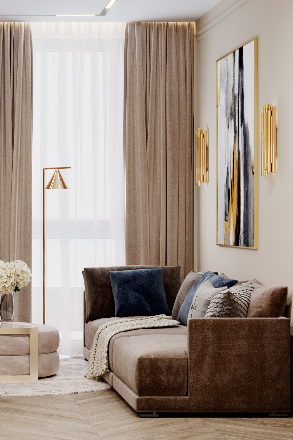 ЖК ХОРОШЕВСКИЙ 47 м². Студия Интерьерного Дизайна Artis Interiors