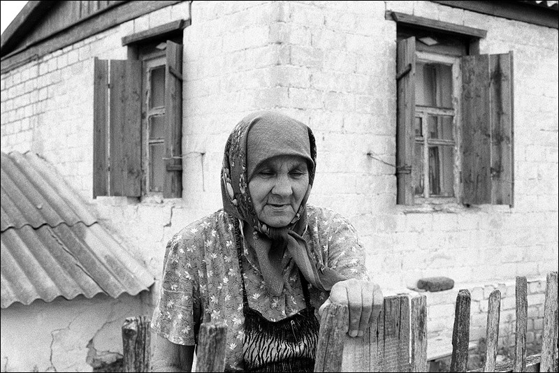 "Old woman Frosia", farm of Senshin, village of Oblivskaya district, Rostov-on-Don region, Russia, July 2010