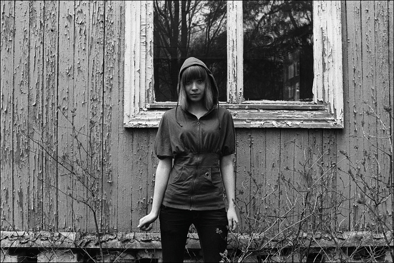 "The girl from Voronezh", Krivoborie natural boundary, Ramonskoye district, Voronezh region, Russia, May 2011