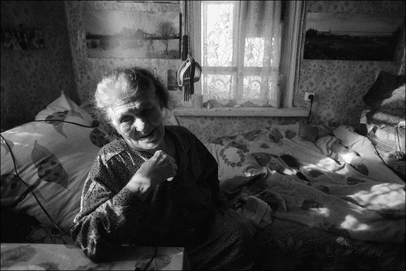 "At a bed", farm of Senshin, village of Oblivskaya district, Rostov-on-Don region, Russia, January 2011
