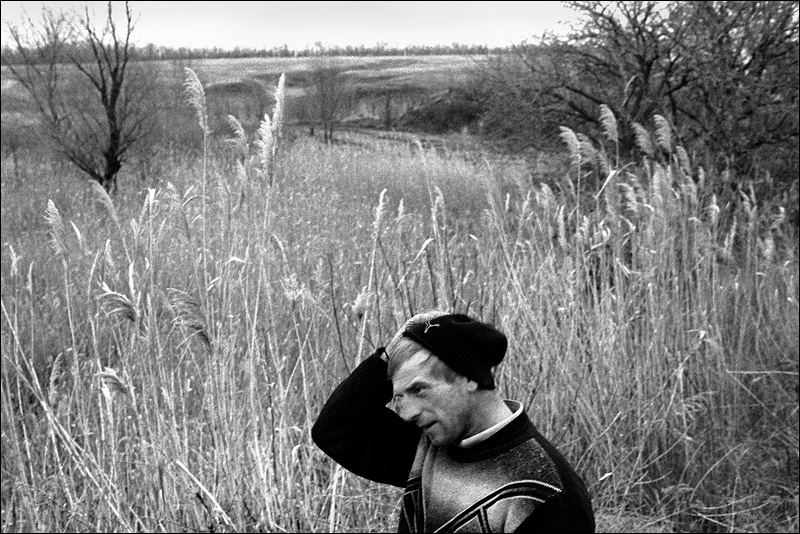 "The Cossack on farm boondocks", farm of Senshin, village of Oblivskaya district, Rostov-on-Don region, Russia, January 2011