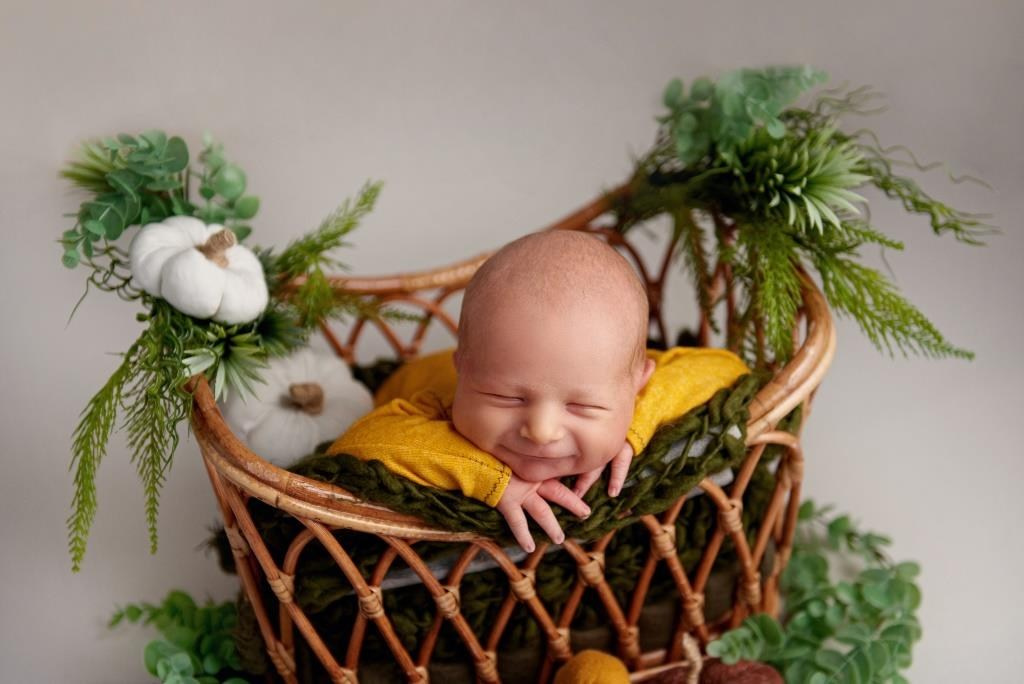 Корзини. Фотограф новонароджених діток та їх сімей в Тернополі
