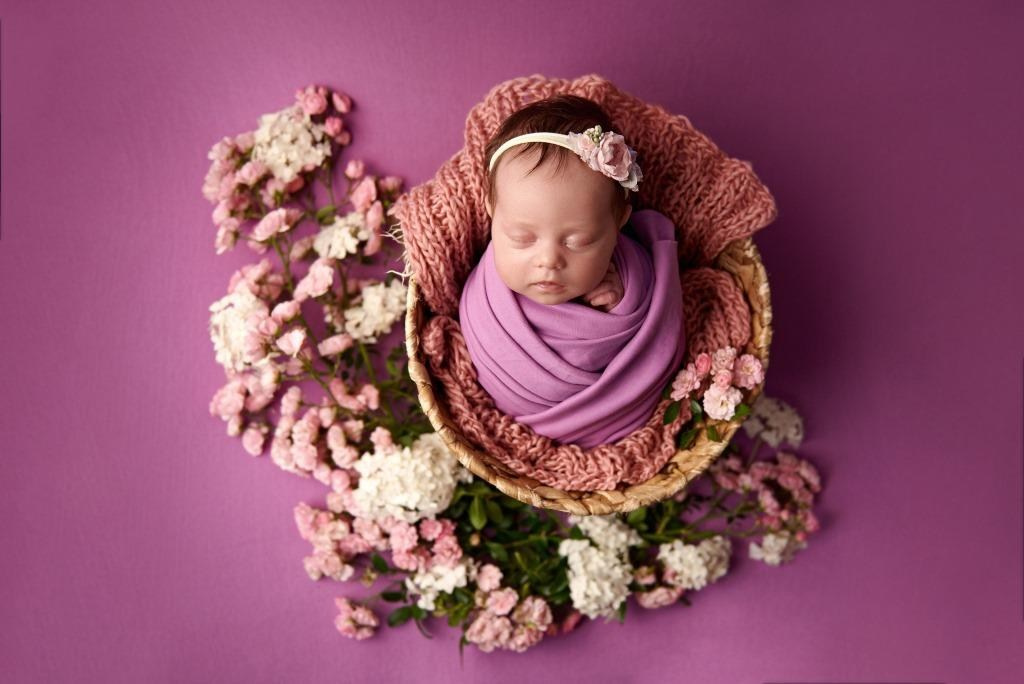 Корзини. Фотограф новонароджених діток та їх сімей в Тернополі