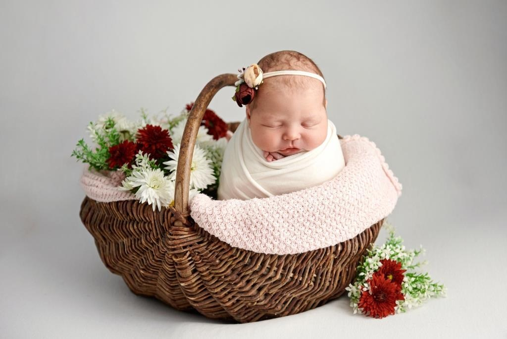 Корзини. Фотограф новонароджених діток та їх сімей в Тернополі