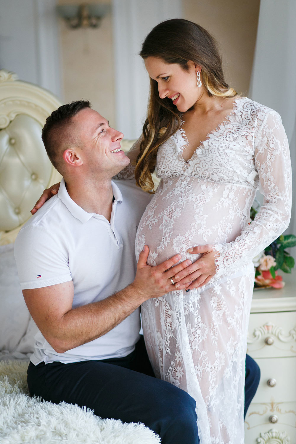 Фотосессия беременности Большая Долина. Семейный фотограф Великодолинское