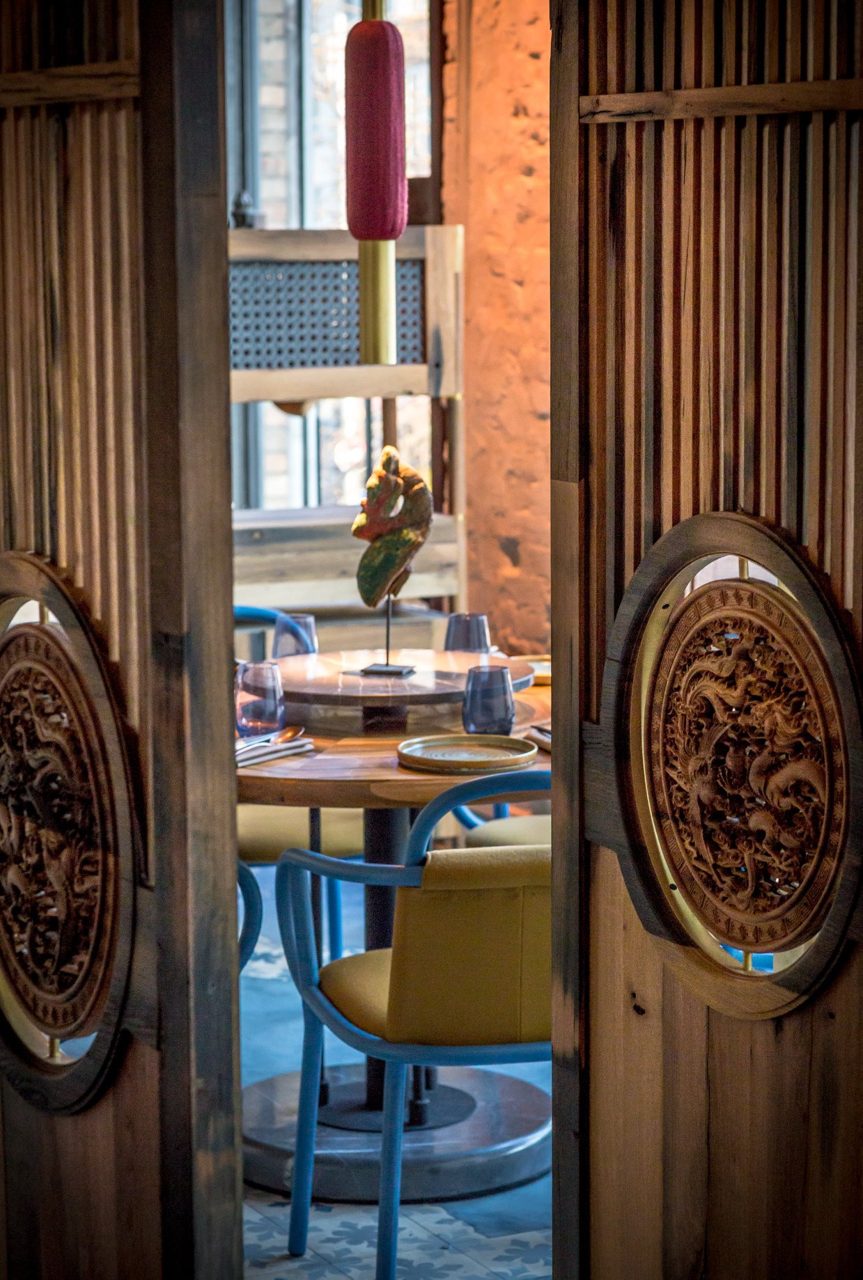 Interior design photo shoot at NAM author's cuisine restaurant. Garden and interior photographer Elena Shavlovska, Netherlands