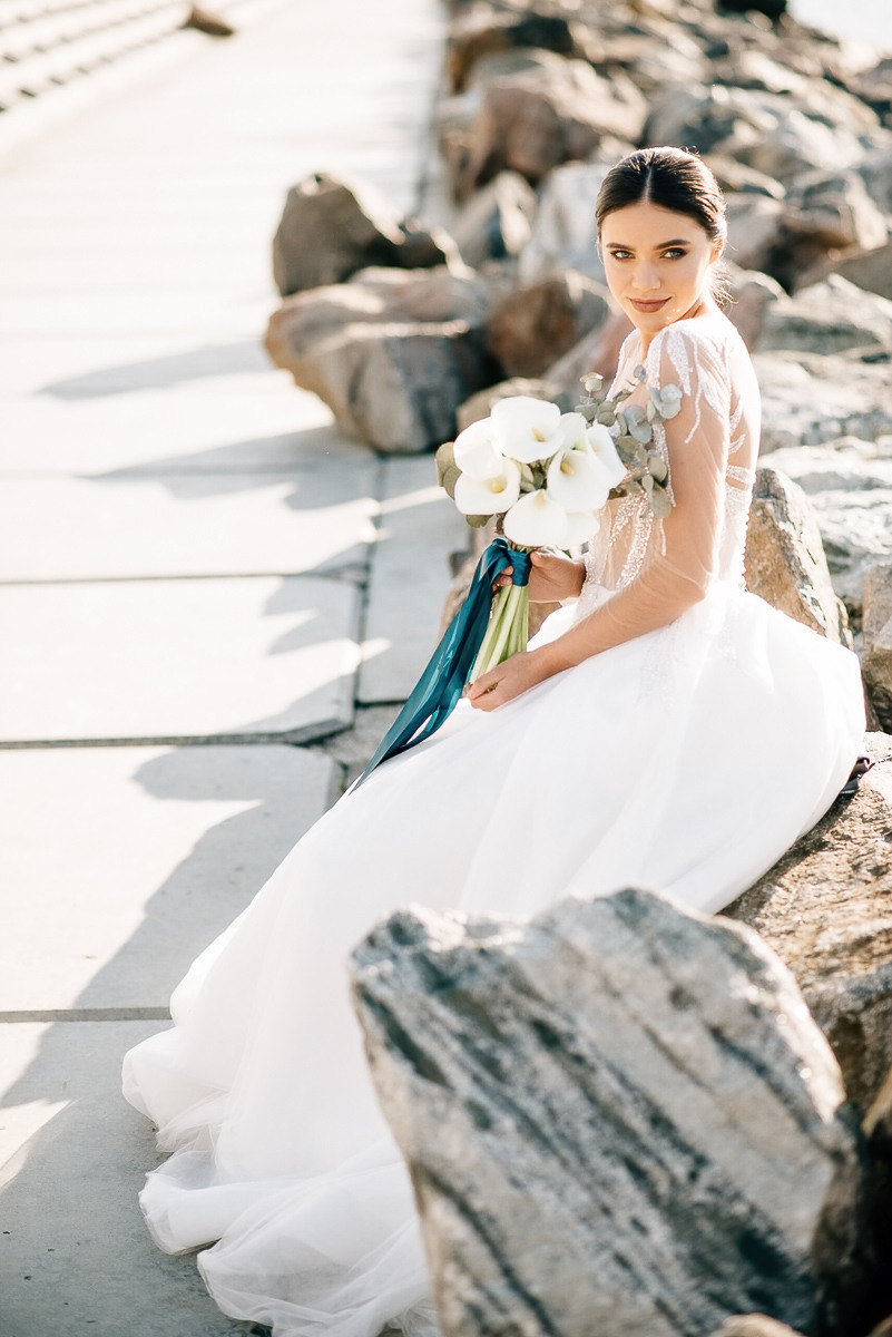 Свадебная церемония на берегу моря. Весільний та сімейний фотограф у Запоріжжі Юлія Васьків