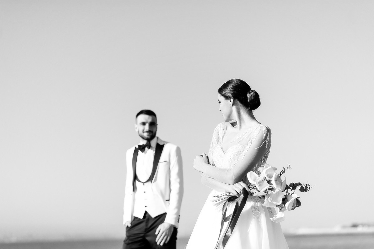 Свадебная церемония на берегу моря. Весільний та сімейний фотограф у Запоріжжі Юлія Васьків