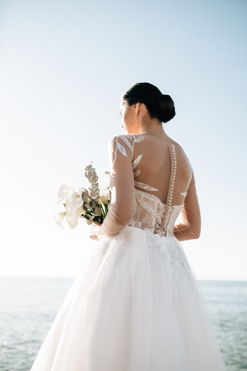 Свадебная церемония на берегу моря. Весільний та сімейний фотограф у Запоріжжі Юлія Васьків