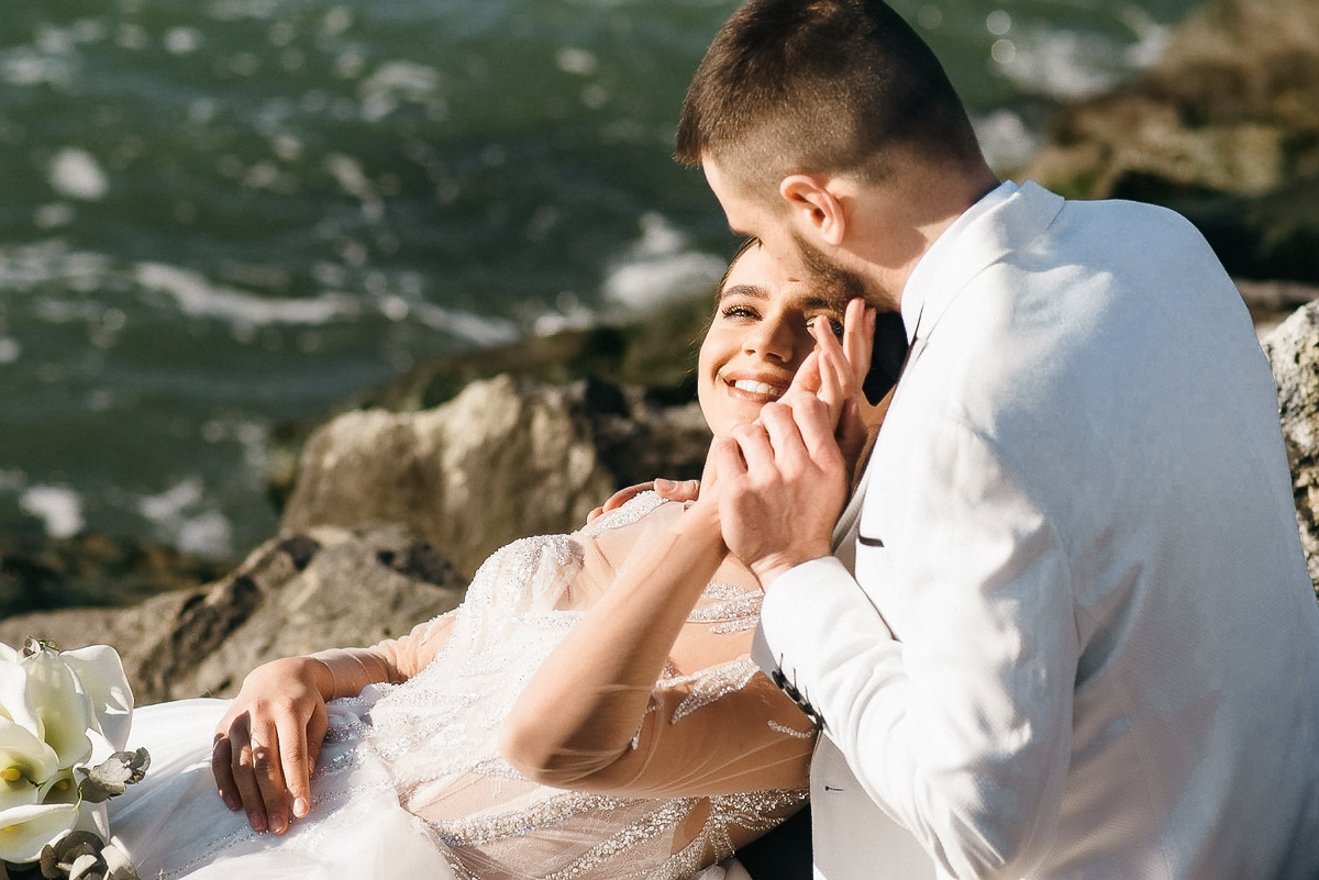 Свадебная церемония на берегу моря. Весільний та сімейний фотограф у Запоріжжі Юлія Васьків