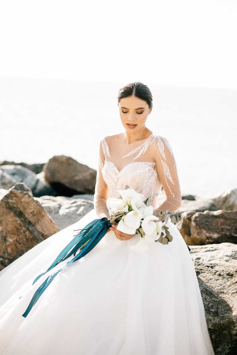 Свадебная церемония на берегу моря. Весільний та сімейний фотограф у Запоріжжі Юлія Васьків