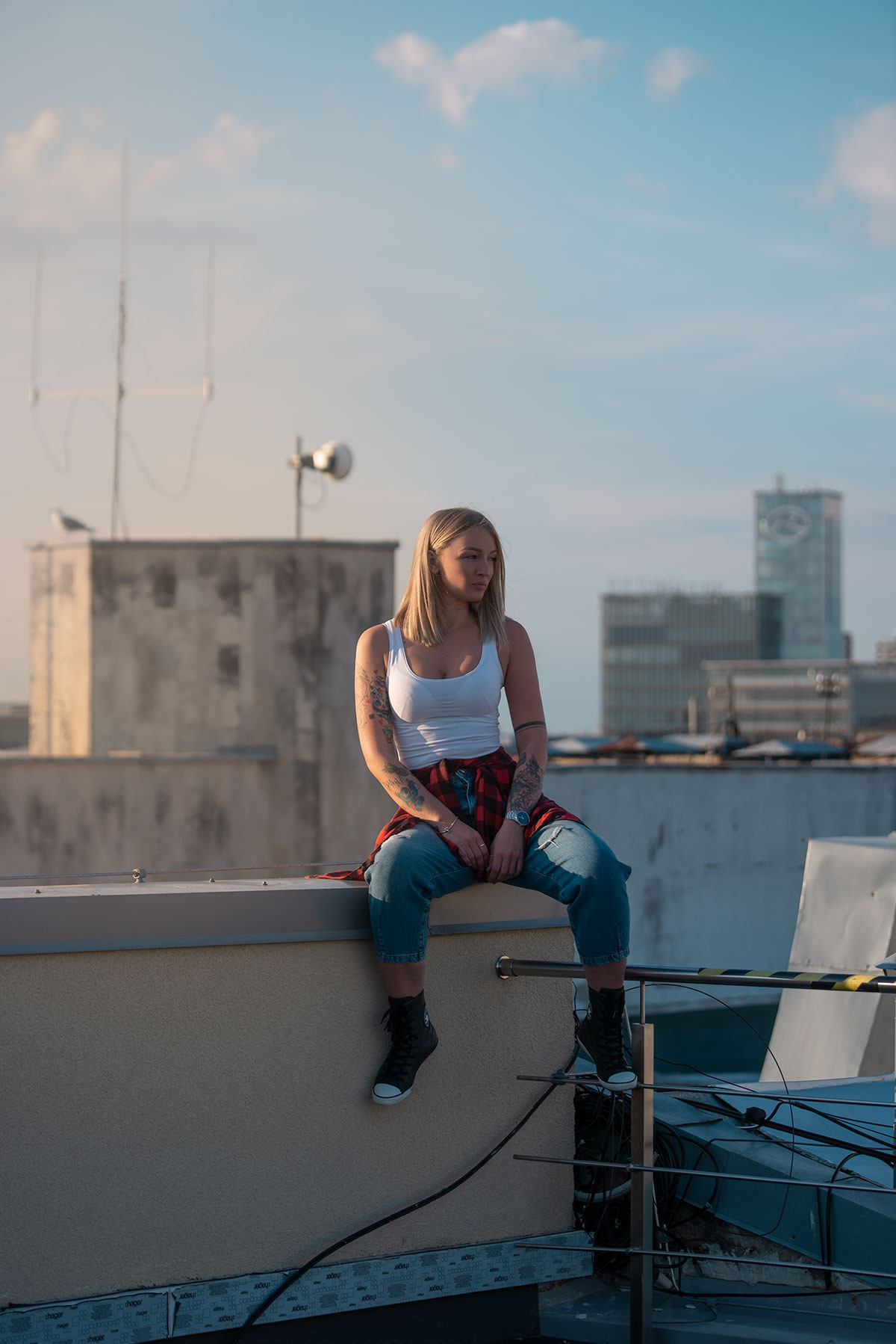 Roof walk. Product and Food photography