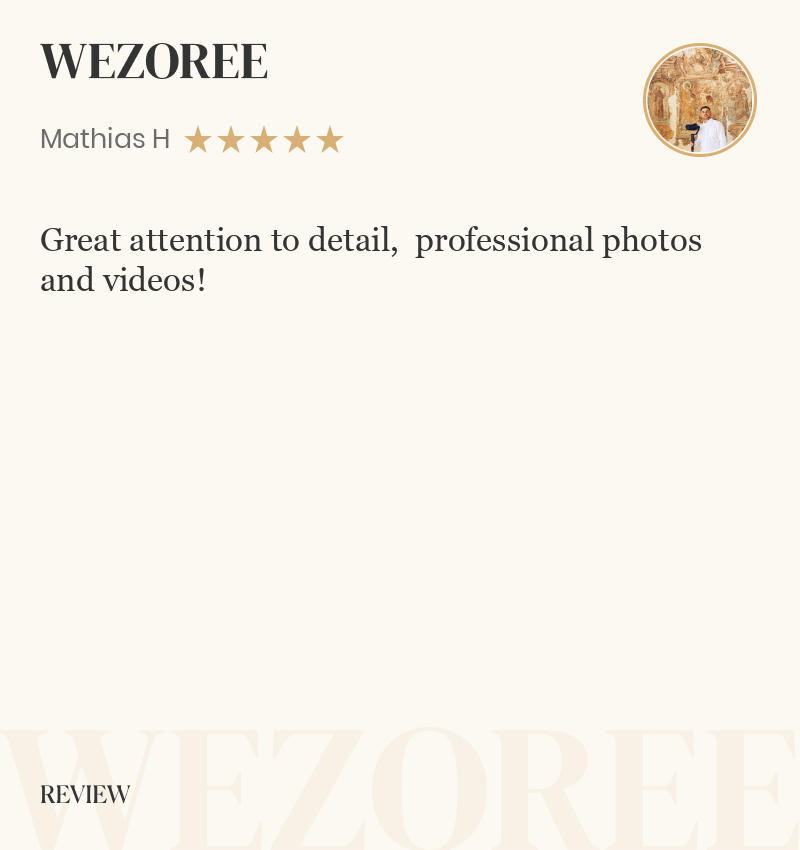 Client Testimonials — Wedding Photo & Video | Yarets Studio. Wedding Photographer & Videographer in Barcelona, Europe | Yarets Studio