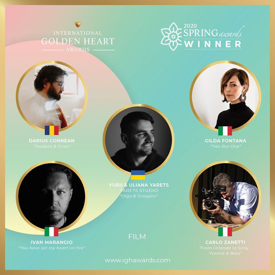 Wedding awards. Весільна Фото і відео Зйомка