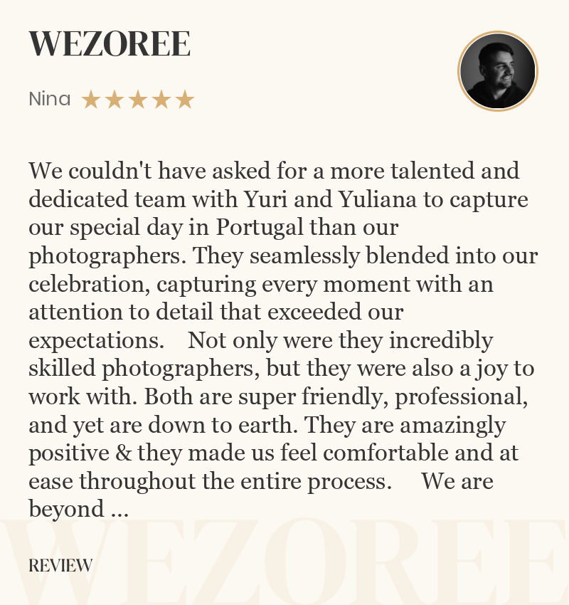 Client Testimonials — Wedding Photo & Video | Yarets Studio. Wedding Photographer & Videographer in Barcelona, Europe | Yarets Studio