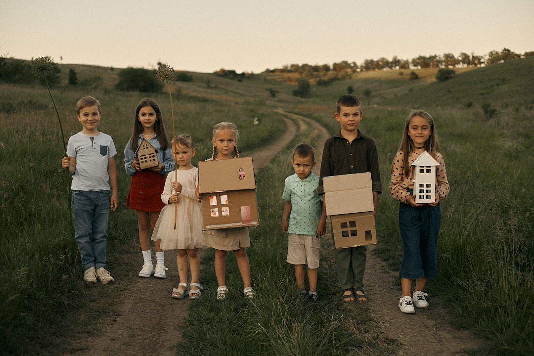 Паперовий будиночок. Соціальний проект. Сімейний фотограф в Києві