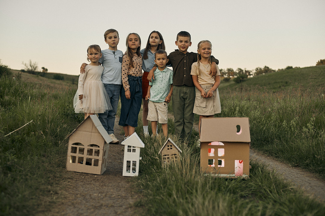 Паперовий будиночок. Соціальний проект. Сімейний фотограф в Києві