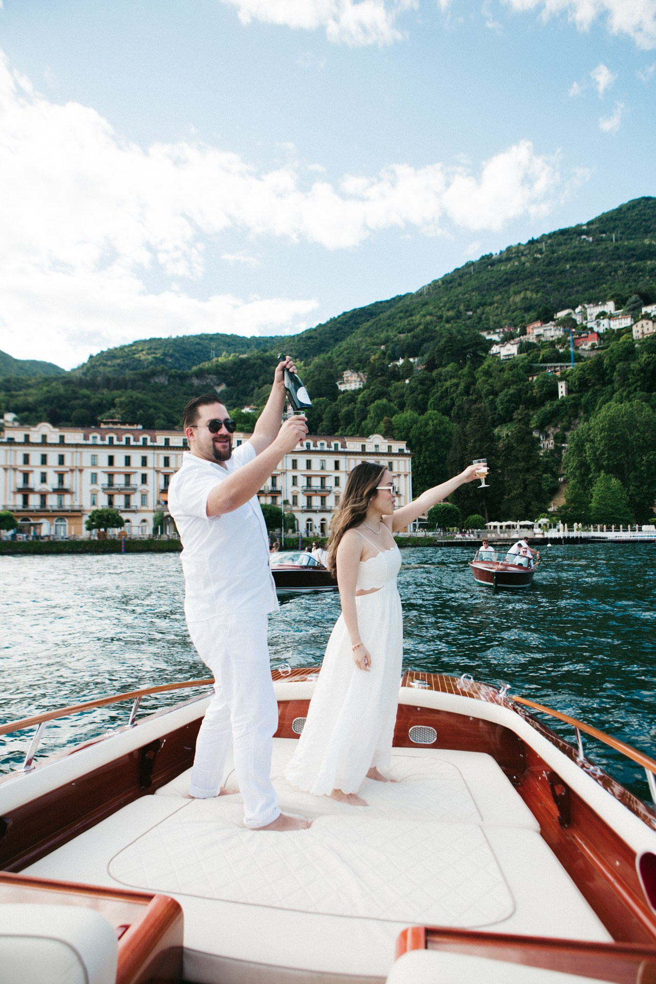 BOAT TRIP ABIGAIL & NICK. Luxury wedding photographer in Italy | Irina Armonia