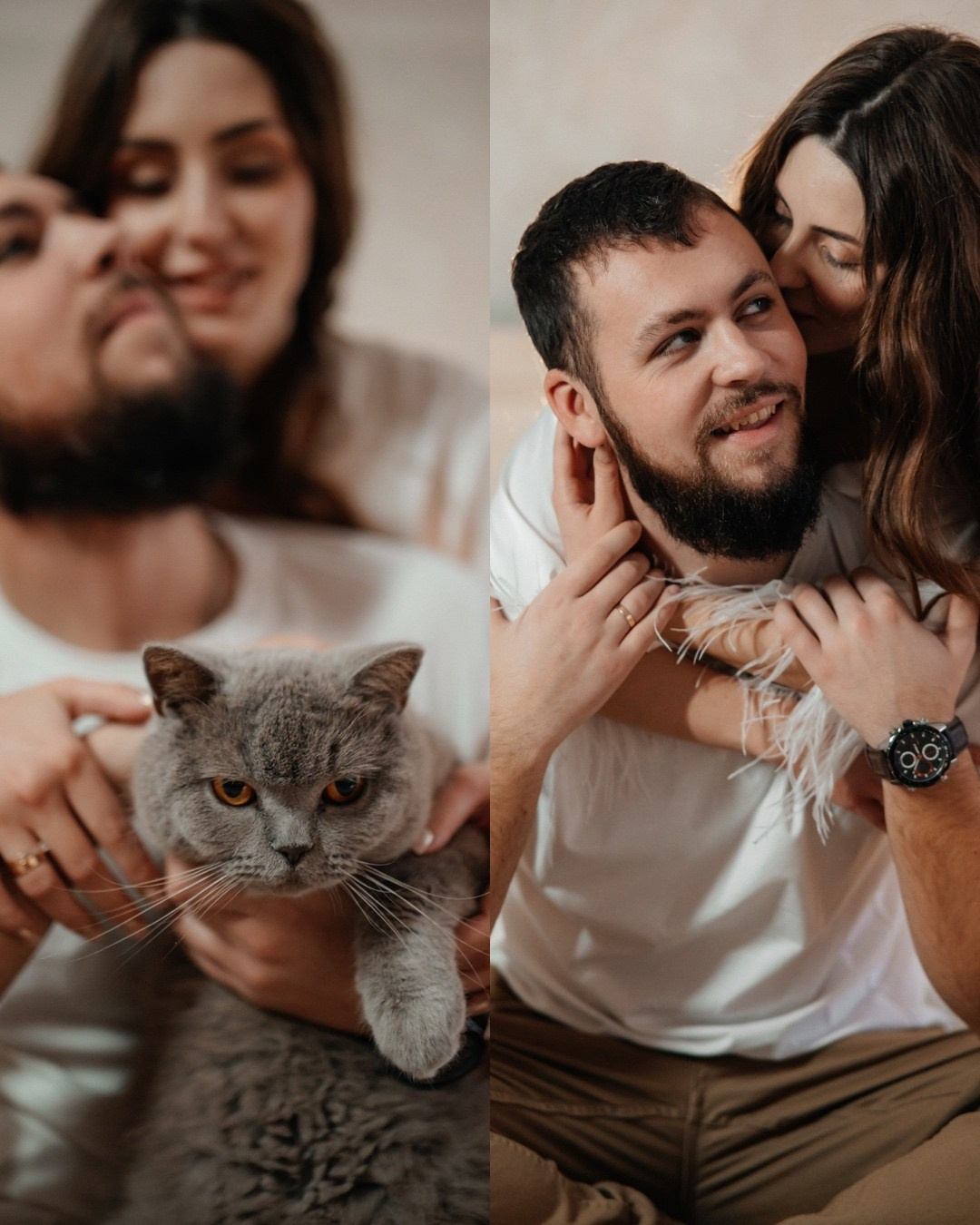 Домашня ніжність у двох. Зйомка дома. Photographer Shepetivka, all over Ukraine, Dzekan Denys!