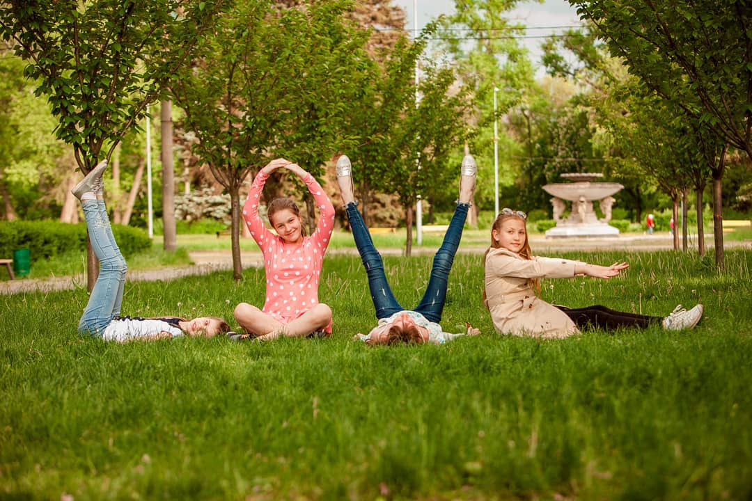 18 школа и очень энергичный 4 класс в Дубовой роще. Фотограф Катерина Ковальчук
