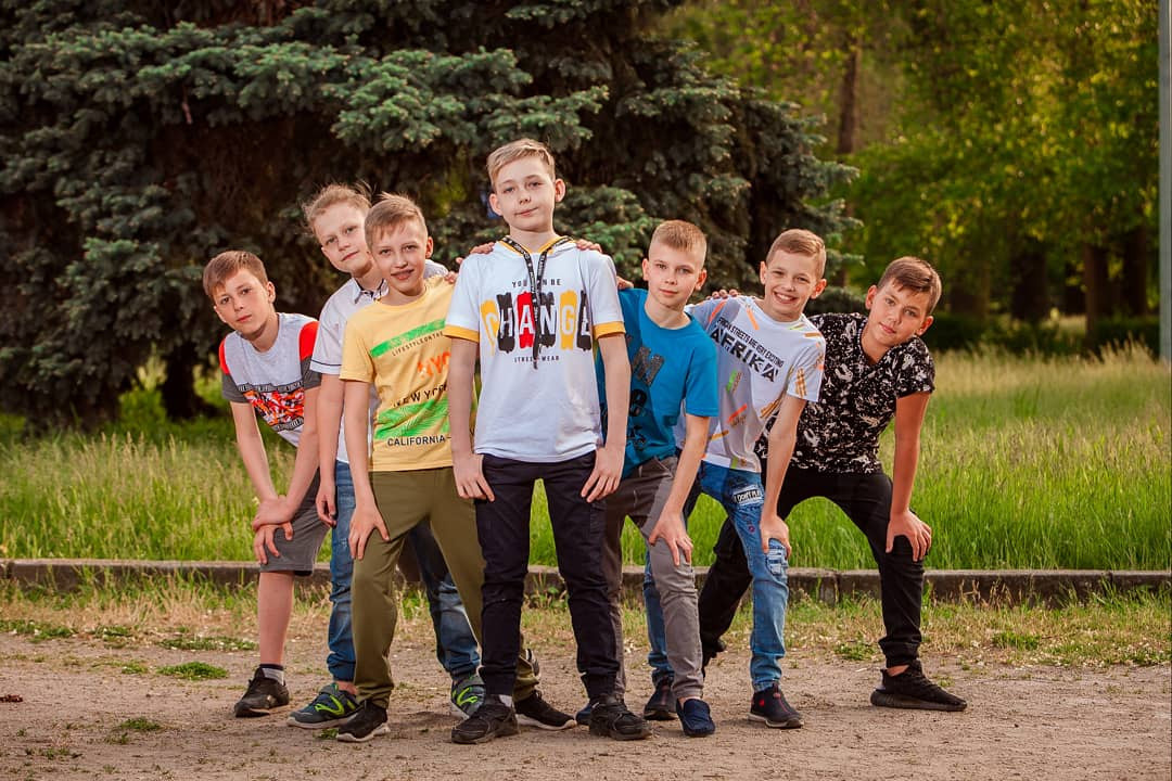 18 школа и очень энергичный 4 класс в Дубовой роще. Фотограф Катерина Ковальчук