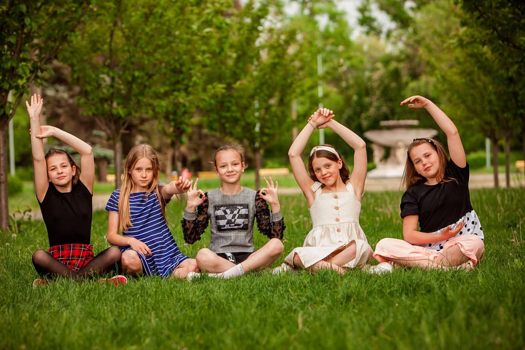 18 школа и очень энергичный 4 класс в Дубовой роще. Фотограф Катерина Ковальчук