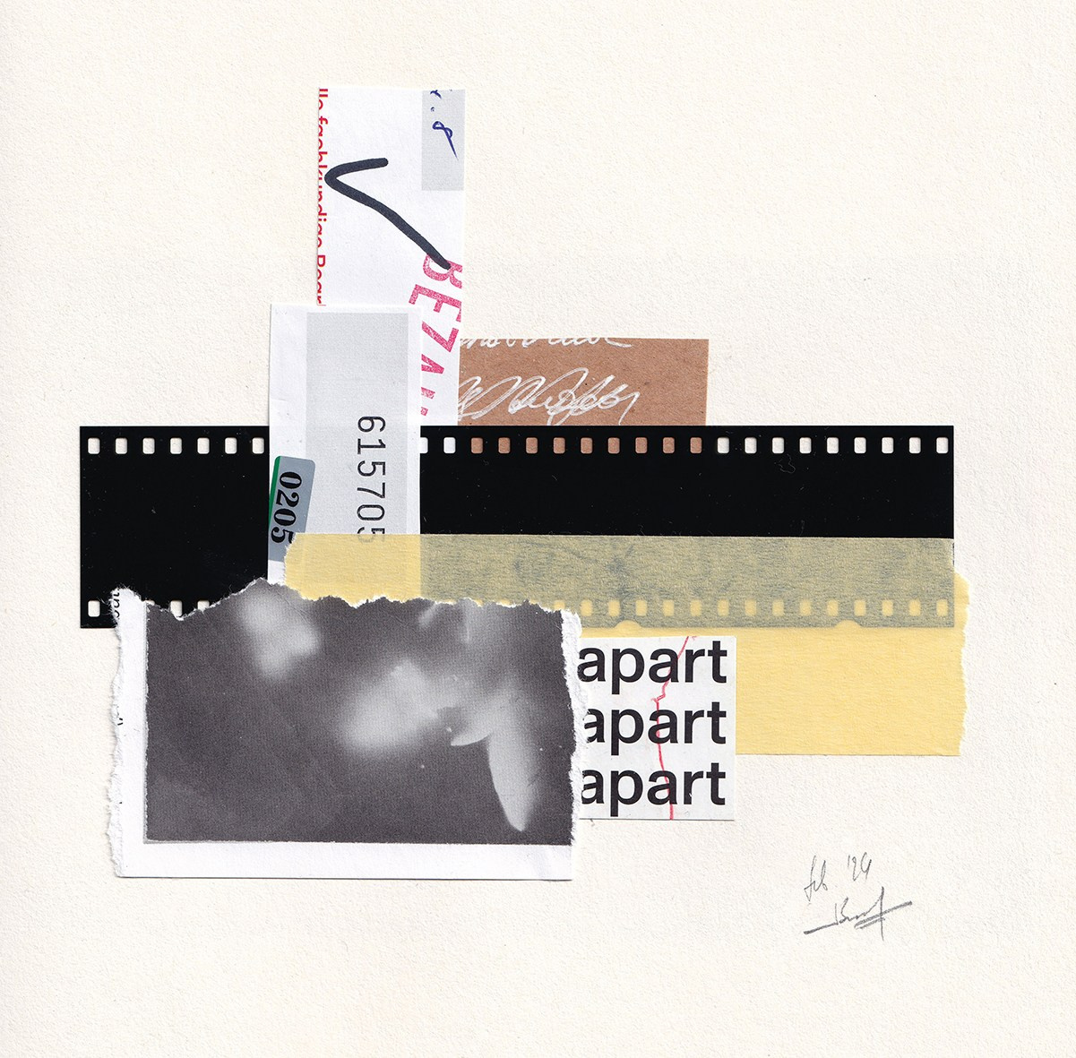 Art collage. Julia Sonata. Berlin