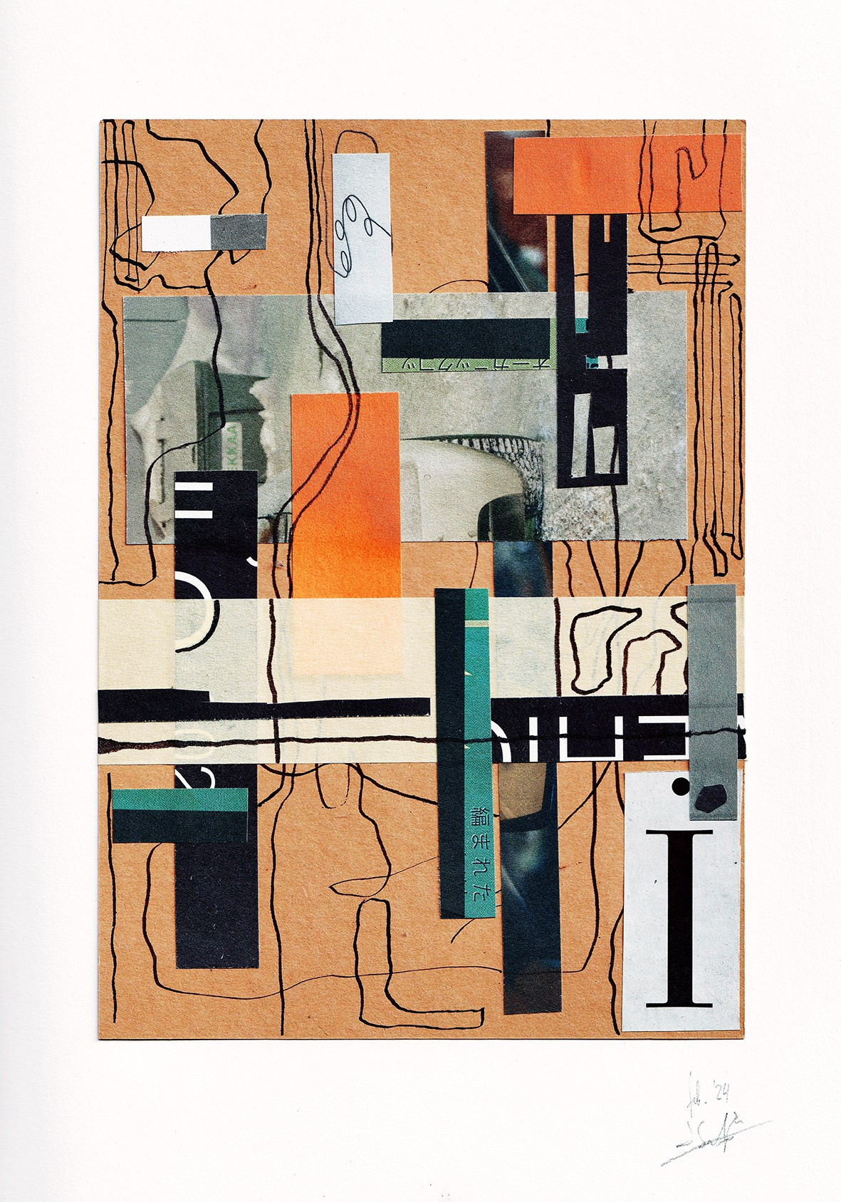 Art collage. Julia Sonata. Berlin