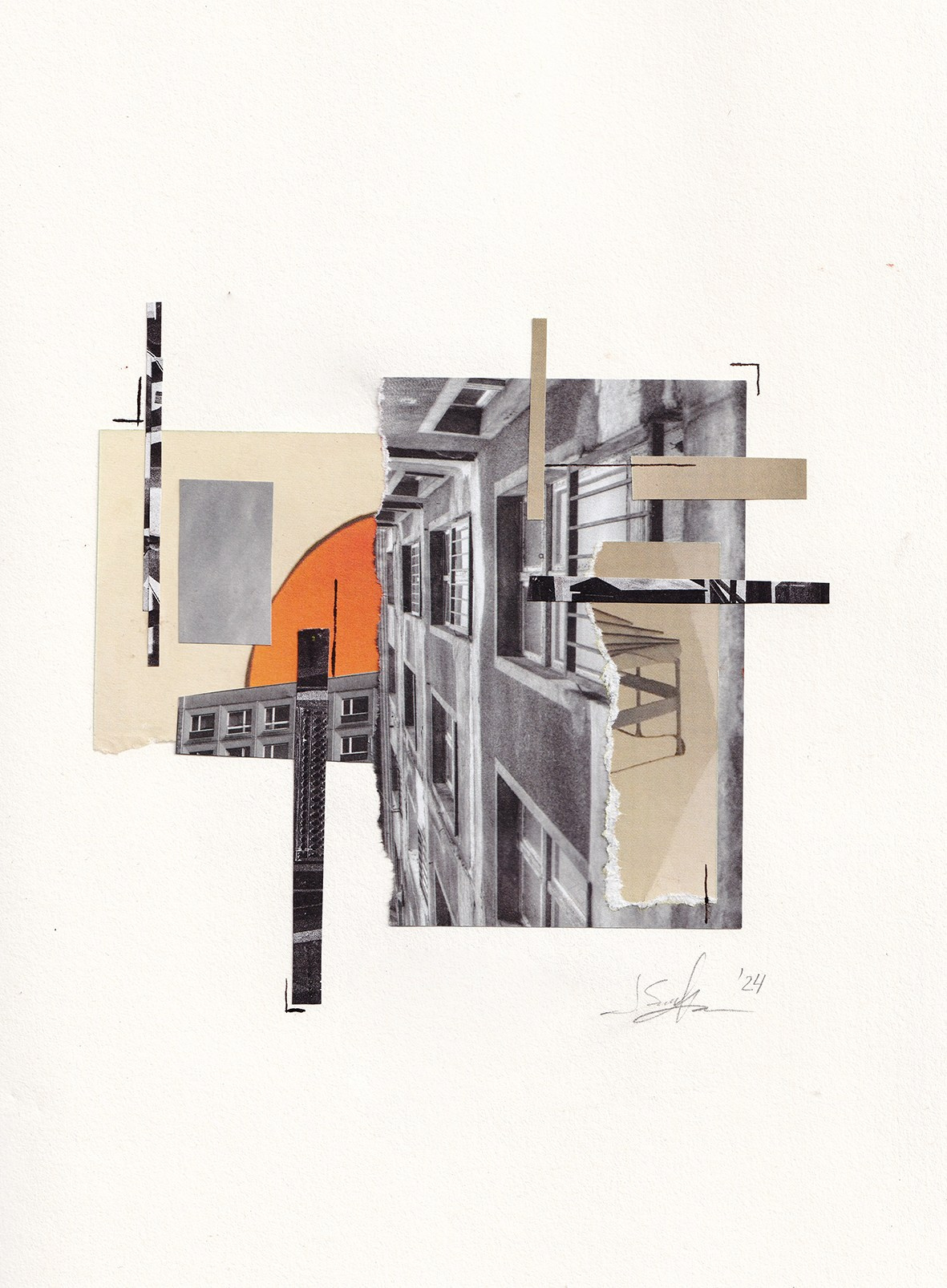 Art collage. Julia Sonata. Berlin