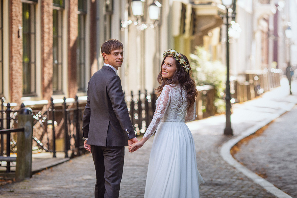 Wedding photoshoot in the Hague. Art photographer in Amsterdam, the Netherlands Irina Dzhul