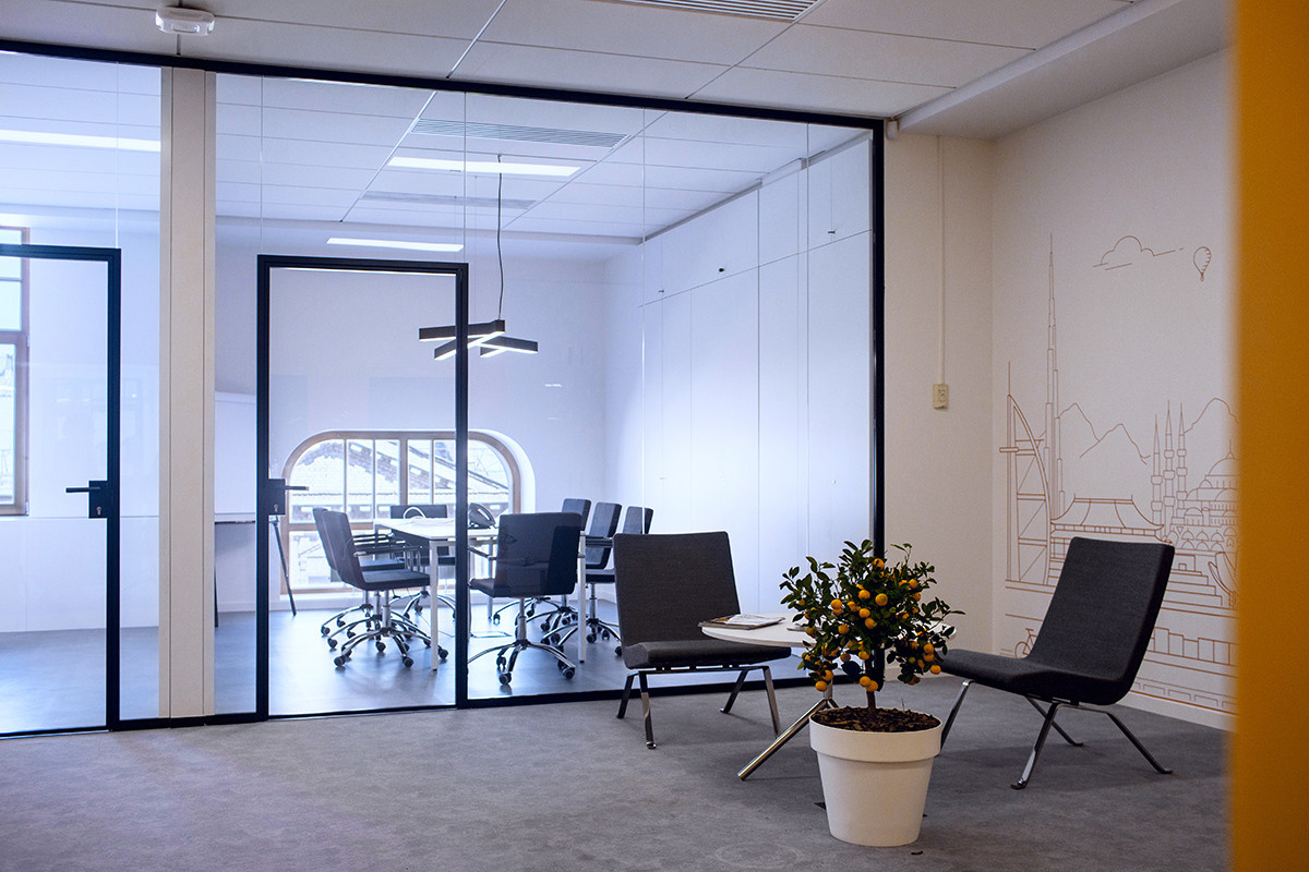 Photoshoot of ING Bank Interiors. Art photographer in Amsterdam, the Netherlands Irina Dzhul