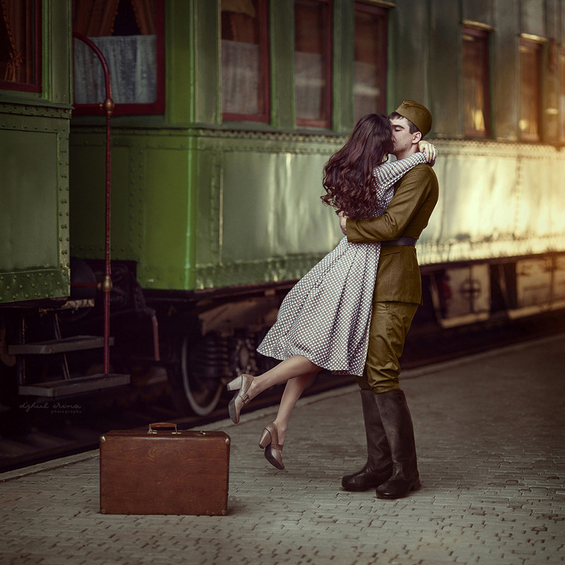 Vintage LOVE STORY photoshoot. Art photographer in Amsterdam, the Netherlands Irina Dzhul