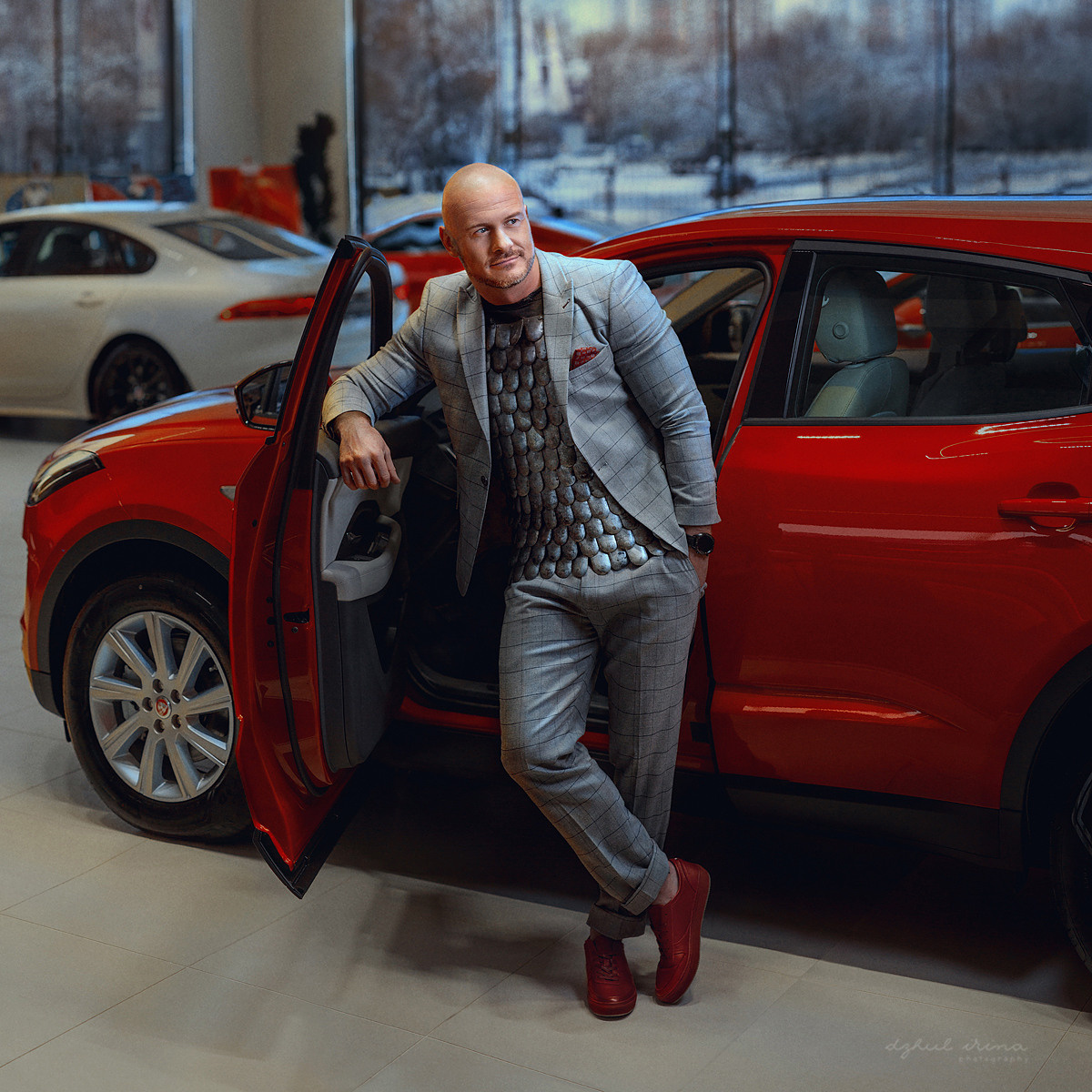 Photo project “Caballero” for NATALI magazine with celebrity. Art photographer in Amsterdam, the Netherlands Irina Dzhul