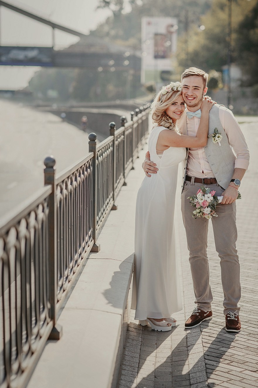 Walking Wedding Photo Session. Art photographer in Amsterdam, the Netherlands Irina Dzhul