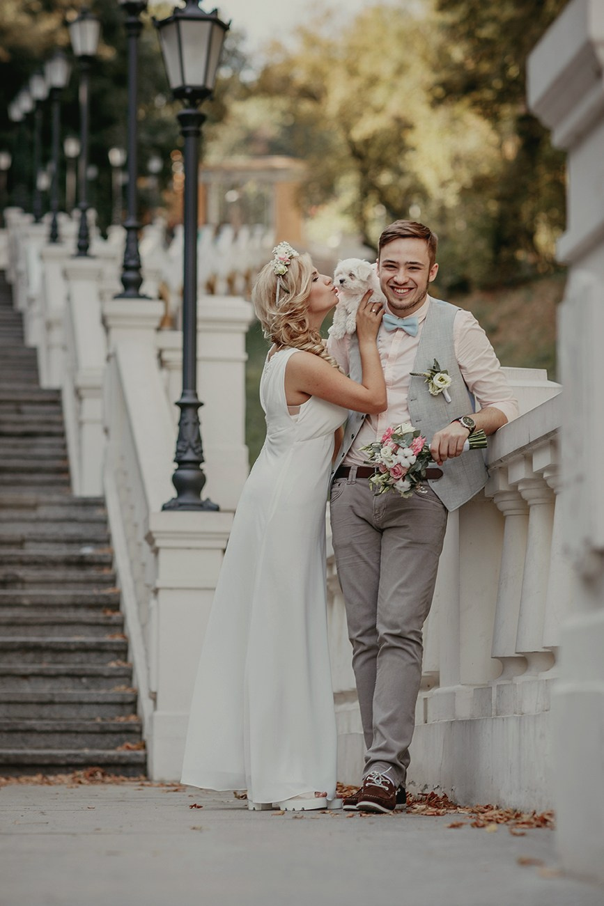 Walking Wedding Photo Session. Art photographer in Amsterdam, the Netherlands Irina Dzhul