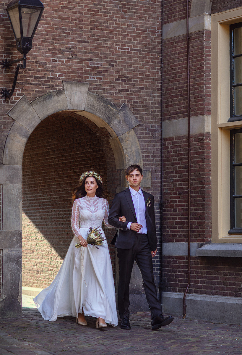 Wedding photoshoot in the Hague. Art photographer in Amsterdam, the Netherlands Irina Dzhul