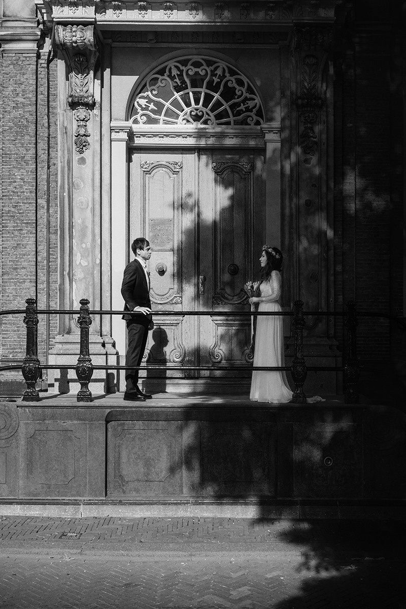 Wedding photoshoot in the Hague. Art photographer in Amsterdam, the Netherlands Irina Dzhul