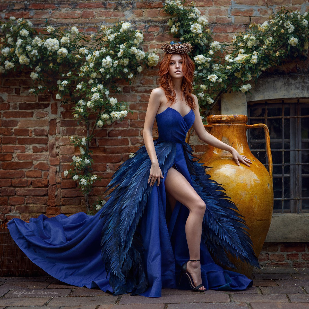 BLUE BIRD. Art photographer in Amsterdam, the Netherlands Irina Dzhul