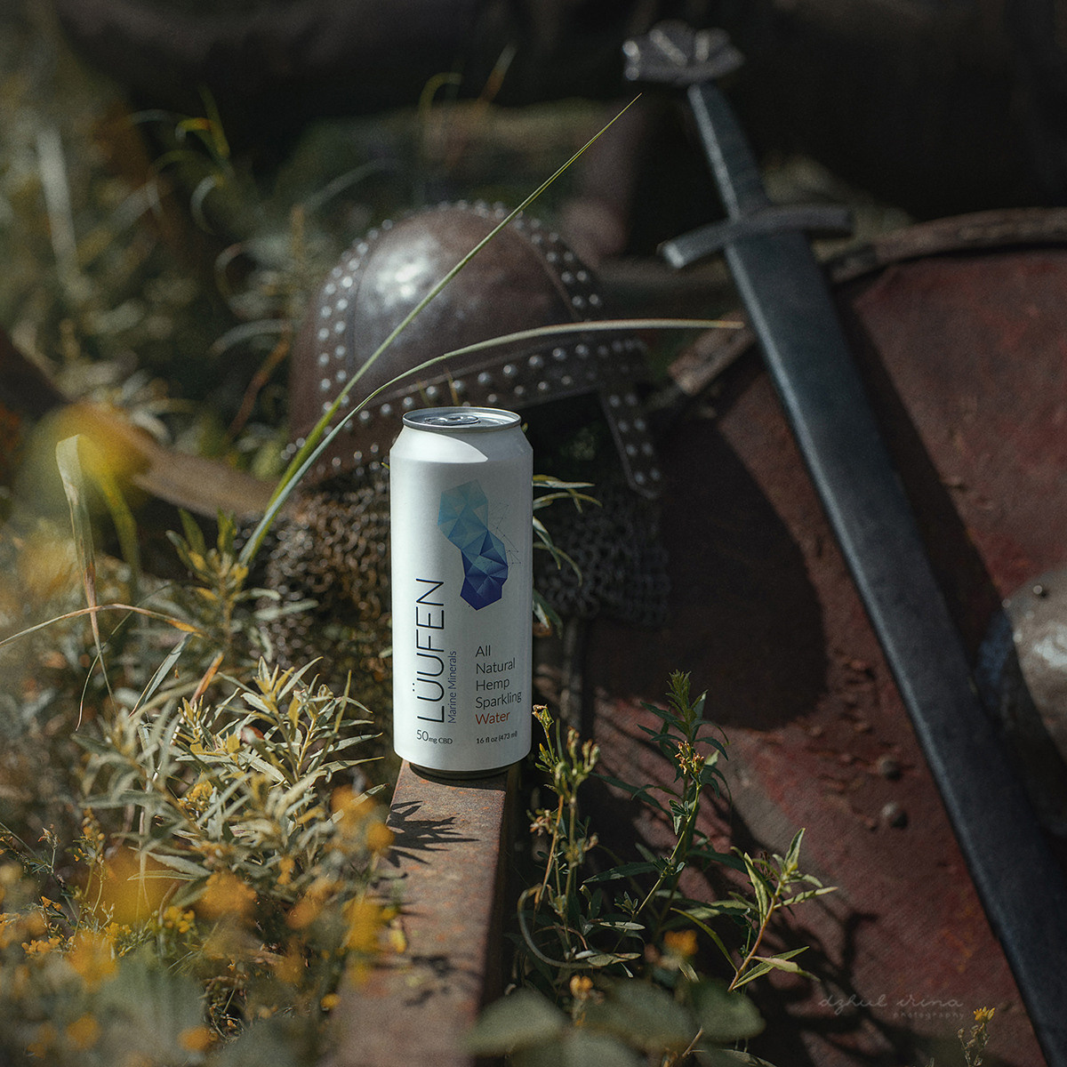 Shooting for the brand. Vikings drink LUUFEN. Symbol Ship. Art photographer in Amsterdam, the Netherlands Irina Dzhul