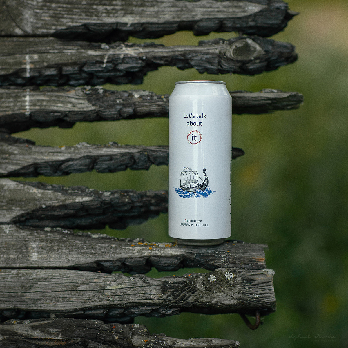 Shooting for the brand. Vikings drink LUUFEN. Symbol Ship. Art photographer in Amsterdam, the Netherlands Irina Dzhul