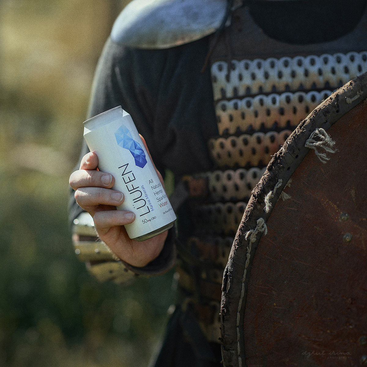 Shooting for the brand. Vikings drink LUUFEN. Symbol Ship. Art photographer in Amsterdam, the Netherlands Irina Dzhul