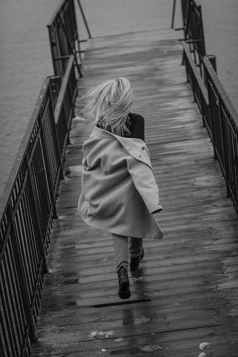 Black and white personal shooting. Art photographer in Amsterdam, the Netherlands Irina Dzhul