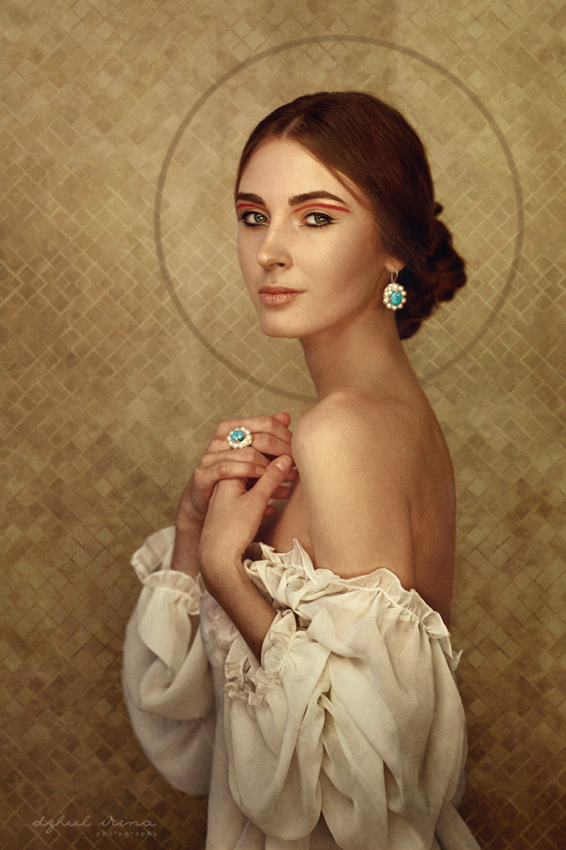 Brand photoshoot for Jewellery Byzantium. Art photographer in Amsterdam, the Netherlands Irina Dzhul