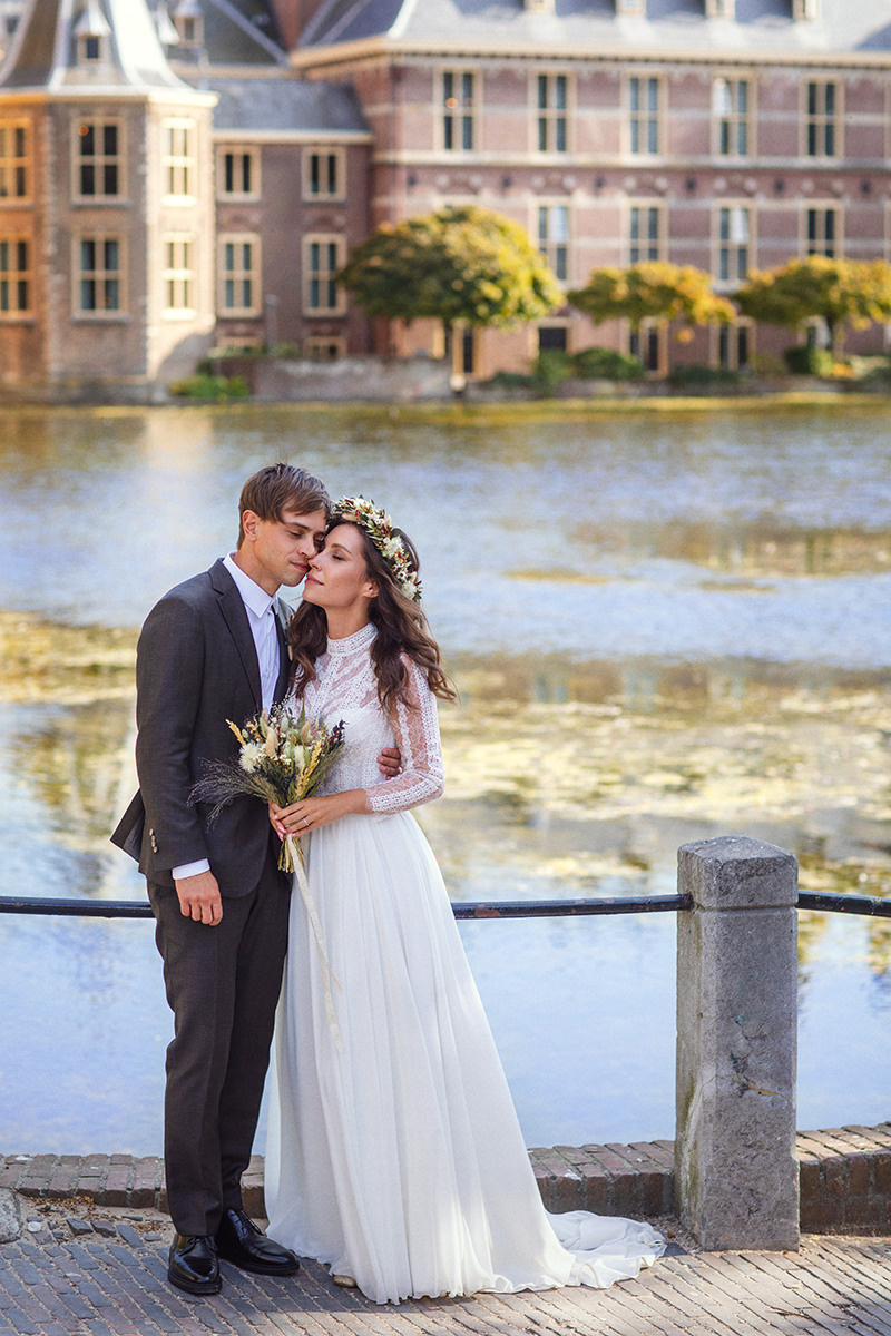 Wedding photoshoot in the Hague. Art photographer in Amsterdam, the Netherlands Irina Dzhul