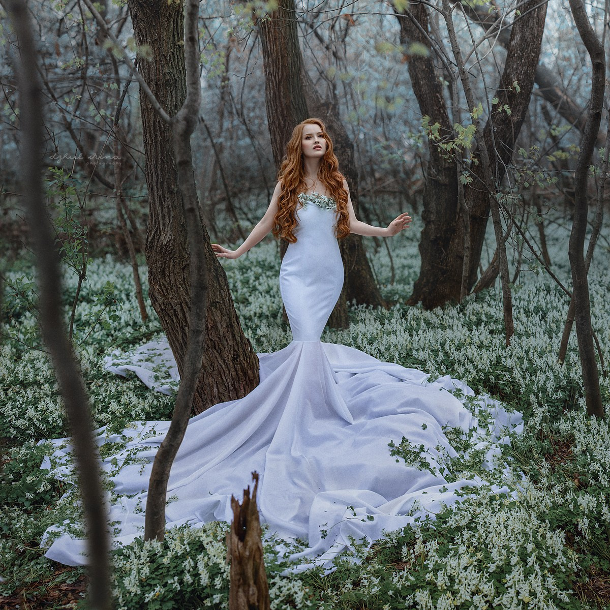 FLOWER NYMPH. Art photographer in Amsterdam, the Netherlands Irina Dzhul