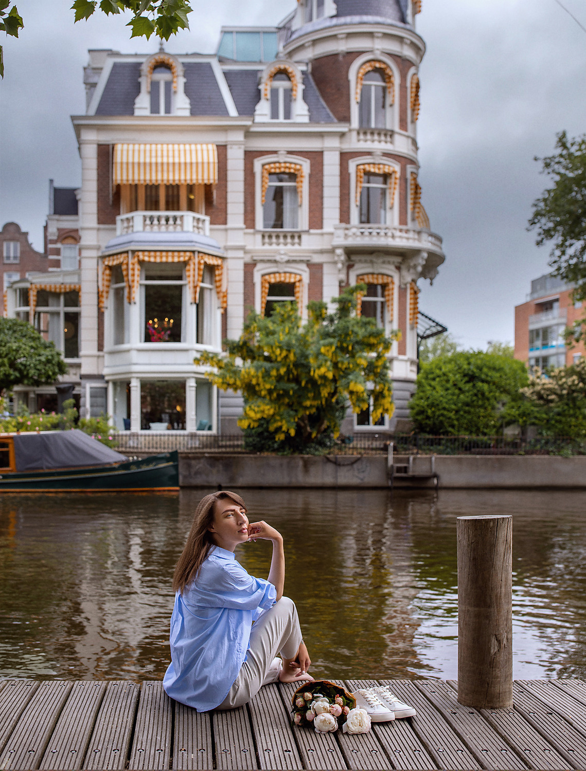 Individual photoshoot in Amsterdam city. Art photographer in Amsterdam, the Netherlands Irina Dzhul