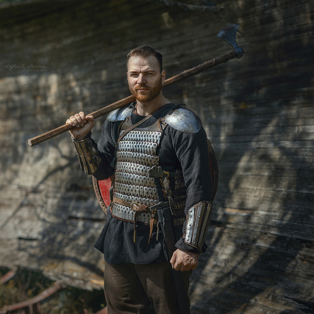 Shooting for the brand. Vikings drink LUUFEN. Symbol Ship. Art photographer in Amsterdam, the Netherlands Irina Dzhul