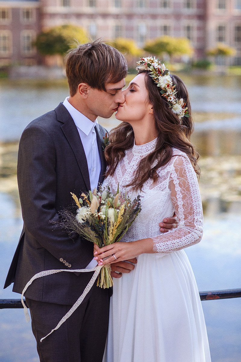 Wedding photoshoot in the Hague. Art photographer in Amsterdam, the Netherlands Irina Dzhul
