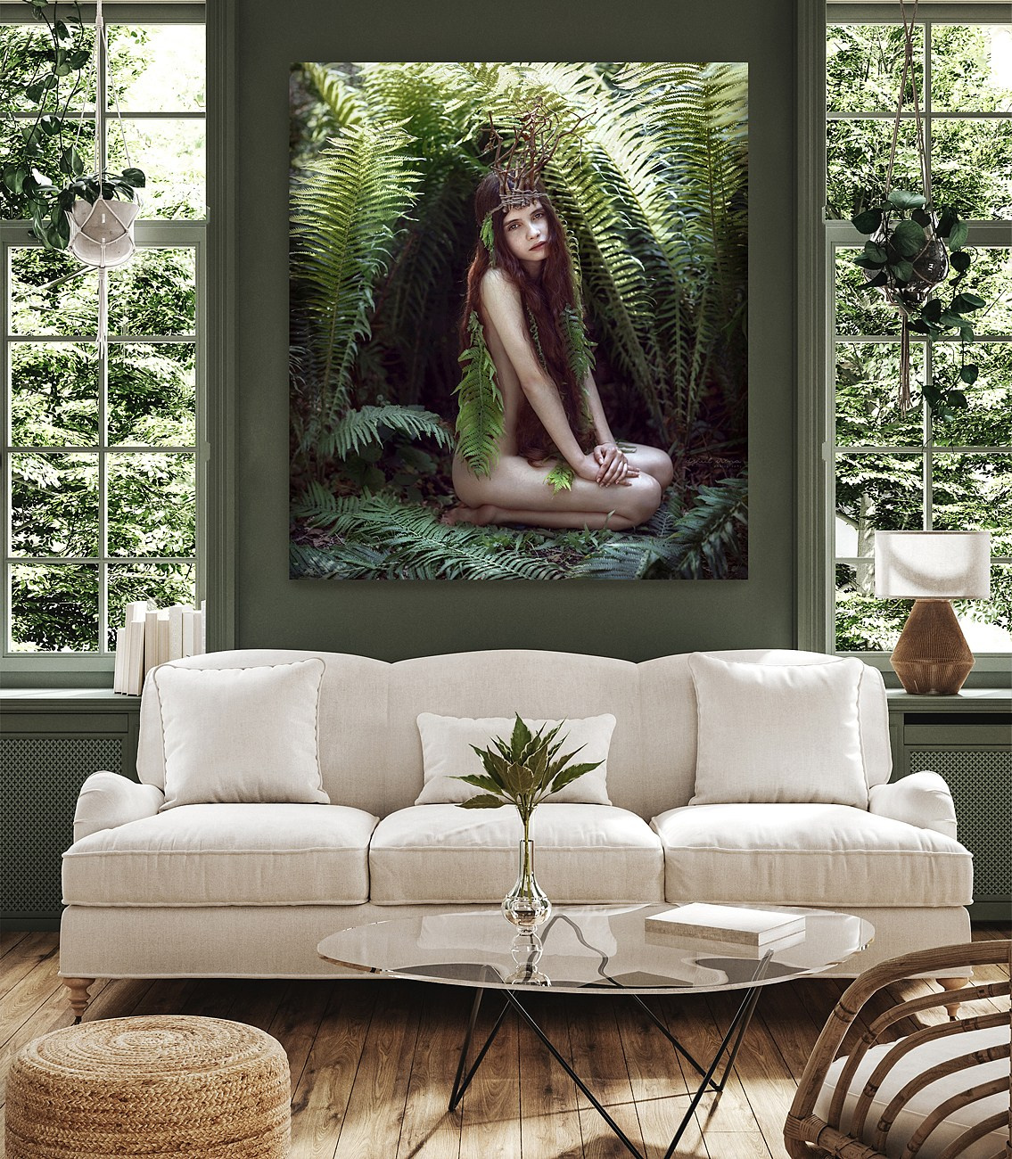 LEAFY NYMPH. Art photographer in Amsterdam, the Netherlands Irina Dzhul